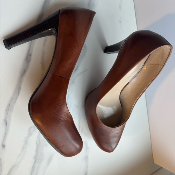 Franco Sarto platform stiletto size 9 brown new - Picture 2 of 5